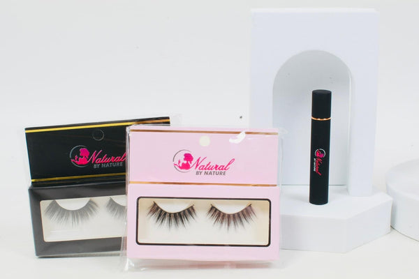 Vegan Bundle 3D mink lashes with glue
